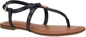 Tommy Hilfiger Lohian T-Strap Sandal in Dark Blue at Nordstrom Rack, Size 7.5