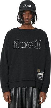Undercover Crewneck Pullover - Heren - Sweatshirts - Zwart - XL - Katoen - Hoodies & sweatvesten
