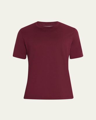 Brunello Cucinelli Mens Cotton Jersey Solid Crewneck T-Shirt