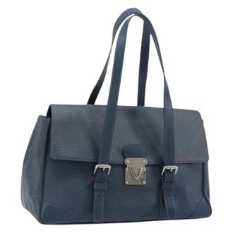 Louis Vuitton Pre-owned Handbags, female, Blue, Size: ONE SIZE Pre-owned Vintage Epi Hand Bag