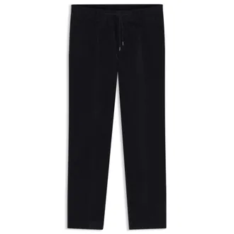 BOSS Tapered-fit pants in stretch corduroy