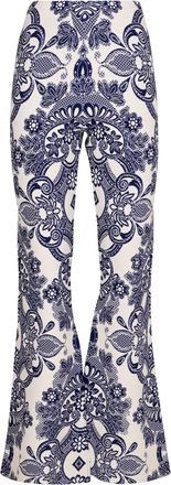Etro Etro Womens Knitted Trousers - Ivory viscose - Size EU 38 (Womens)