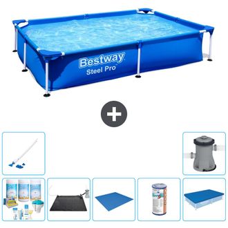 Bestway Piscina Bestway Steel Pro Rectangular - 221x150x43 Cm - 7-piezas S22210
