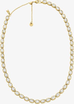 Michael Kors Precious Metal-Plated Cubic Zirconia Tennis Necklace