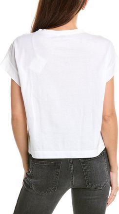 Brunello Cucinelli Script-Embroidered Boxy T-Shirt - White