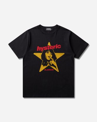 Hysteric Glamour Men s Hysteric Star T-Shirt Black