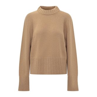 Laneus Round-neck Truien - Dames - Ronde hals truien - Bruin - L - Truien & Vesten