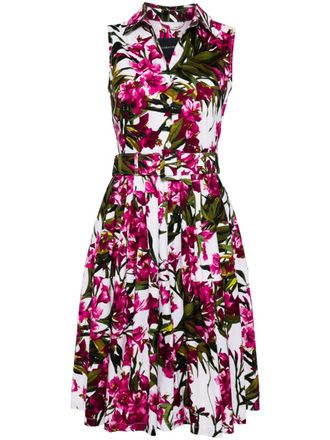 Samantha Sung Claire floral-print dress - White