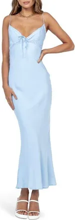 Princess Polly Emily Maxi Dress in Blue at Nordstrom, Size 10