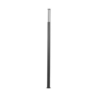Lucande Farola exterior de aluminio negro