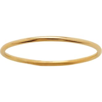 Made by Mary 14k Round Stacking Ring in 14K Solid Gold at Nordstrom, Size 6