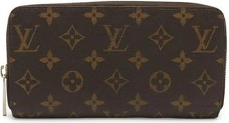 Louis Vuitton Pre-owned Monogram Lange Portemonnee - Dames - Vintage Accessoires - Bruin - ONE Size - Vintage
