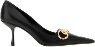 Gucci Black Leather Pumps