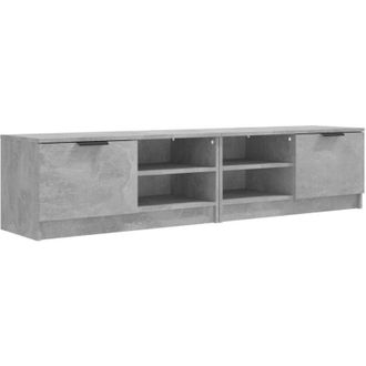 vidaXL Vidaxl - tv Cabinets 2 pcs Concrete Grey 80x35x36.5 cm Engineered Wood