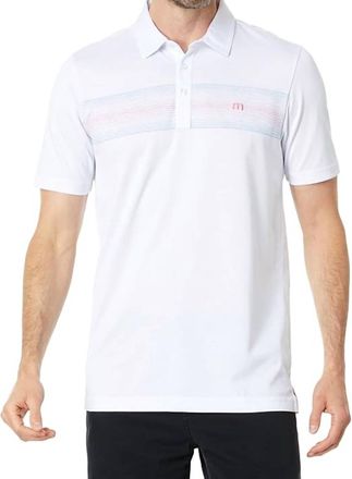 Travis Mathew Paper Map Shirt In White