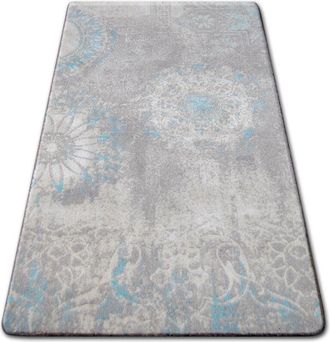 RugsX Carpet ACRYLIC PATARA 0129 L.Sand/Turquise grey 240x350 cm