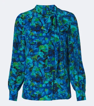 Gucci Floral silk georgette blouse