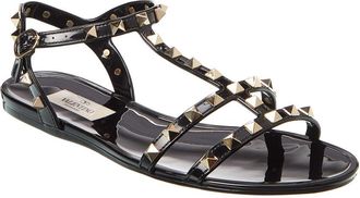 Valentino Rockstud Caged Rubber Sandal