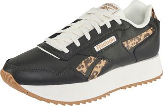 Reebok Classic Sneaker REEBOK CLASSIC REEBOK GLIDE RIPPLE DOUBLE, Damen, Gr. 37,5, washed schwarz, washed schwarz, chalk, Leder, Synthetik, Schuhe Sneaker