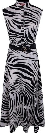 Max Mara West Midi Jurk - Dames - Casual kleedjes - Veelkleurig - XS - Katoen - Kleedjes