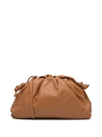 Bottega Veneta 2012-2025 Lambskin The Mini Pouch crossbody bag - Brown