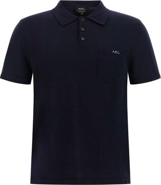 A.P.C. Polo Shirts - Heren - Polos - Blauw - XL - Tops
