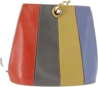 Ferragamo Pre-owned Cross Body Bags, female, Multicolor, Size: ONE SIZE Pre-owned Leather Crossbody Bag