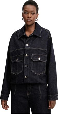 Liviana Conti Denim Jacket - Dames - Spijkerjassen - Blauw - M - Denim - Jassen