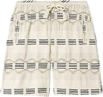 Isabel Marant Korte Broeken, Heren, Beige, S, Katoen, Wavy Bermuda Shorts