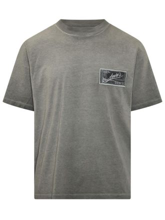 Amiri Grey Crew Neck T-Shirt