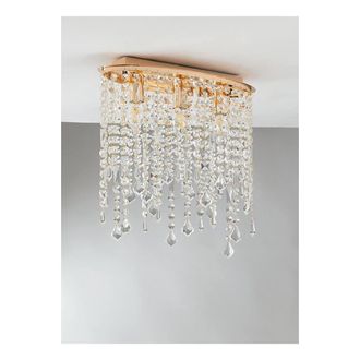 Netlighting BREEZE Ceiling Light Gold K9 Crystals 40x36cm | Size: 40x36 cm