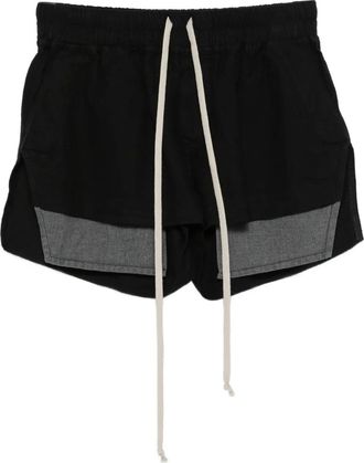 Rick Owens Shorts con coulisse - Nero