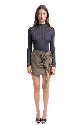 Mother of All Flora Skirt in Olive Green at Nordstrom, Size X-Small