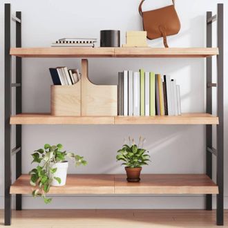 vidaXL Vidaxl - Furniture Limited - Estante Pared Madera Roble Tratada Marr&oacute;n