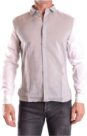 Neil Barrett Overhemd - Heren - Casual Overhemden - Grijs - XL - Overhemden