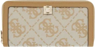 Guess Accessoires, Dames, Beige, ONE Size, Polyester, Compagnon Audrey Grand Monogramme