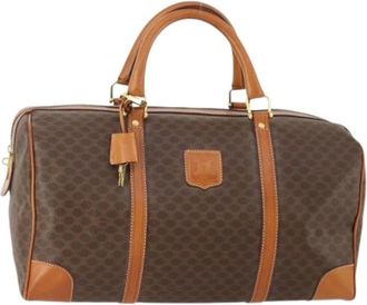 Celine Pre-owned Weekend Bags, female, Brown, Size: ONE SIZE Pre-owned Vintage Boston Bag