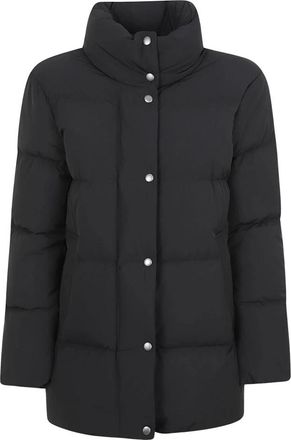 Woolrich Madison Jas - Dames - Winterjassen - Zwart - L - Leer - Jassen