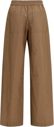 Brunello Cucinelli Womens Brown Cotton Casual Pants