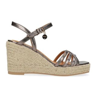 Mexx Schoenen, Dames, Beige, 39 EU, Leer, Noemi Pakina Wedge Sandaal