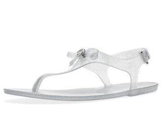 Michael Kors Eva Thong Womens Sandals Silver : 10 M, Synthetic