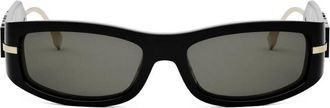 Fendi Smoke Wrap Ladies Sunglasses FE40120I 01A 57