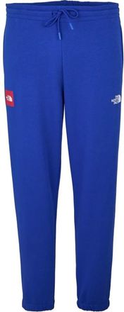 The North Face Axys Logo Joggers Pants - Heren - Trainingsbroeken - Blauw - M - Katoen - Fitness