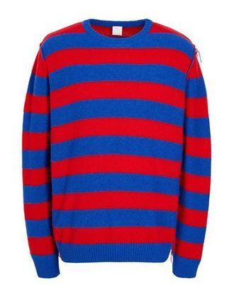 8 by YOOX WOOL BLEND STRIPED CREWNECK