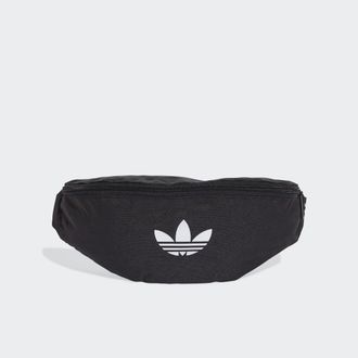 adidas G&uuml;rteltasche ADIDAS ORIGINALS ADICOLOR, Damen, schwarz-weiss (schwarz, wei&szlig;), Obermaterial: 100% Polyester, Taschen G&uuml;rteltasche