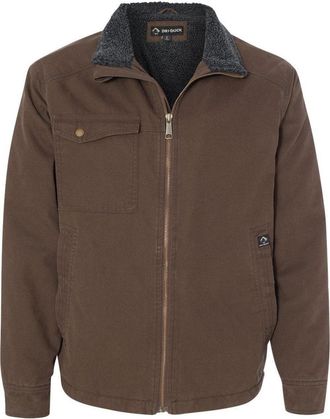 DRI Duck Endeavor Canyon Cloth Canvas Jacket with Sherpa Lining