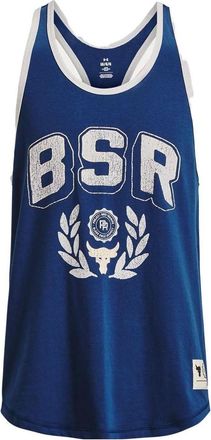 Under Armour Project Rock BSR Tank Top Blue White 1376942-471