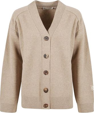 Tory Burch Sweaters - Dames - Vesten - Bruin - S - Leer - Truien & Vesten