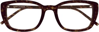 Saint Laurent Sl 776 006 Brown/Transparent Womens Prescription Glasses