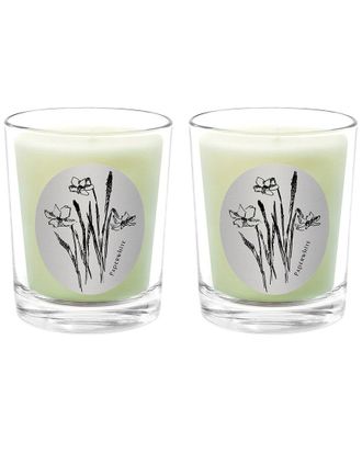 Qualitas Paperwhite Two Scented Beeswax Candle Set